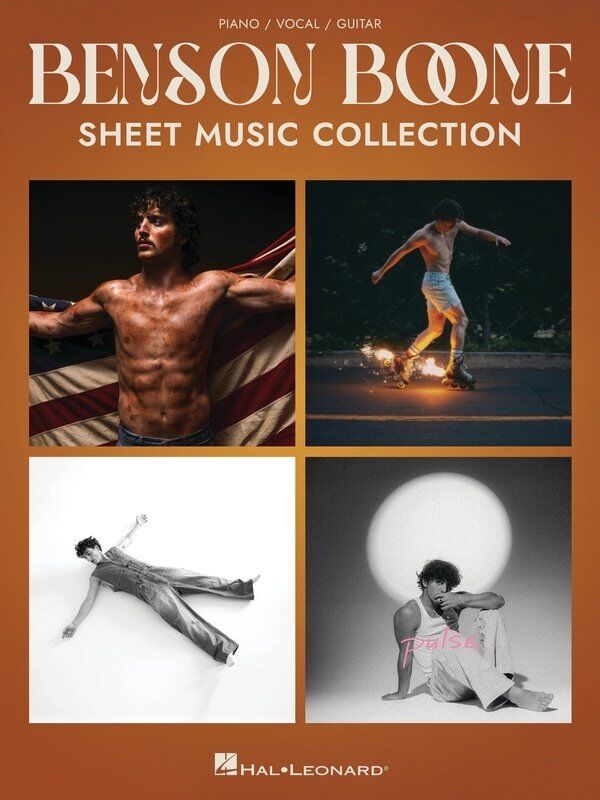 Benson Boone Sheet Music Collection PVG - 12 Songs for Piano, Voice, and Guitar by Hal Leonard