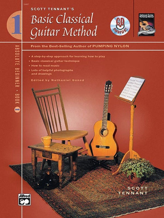 Basic Classical Guitar Method Book 1 with CD