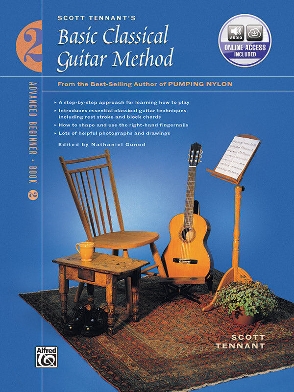 Basic Classical Guitar Method Book 2 with CD by Scott Tennant