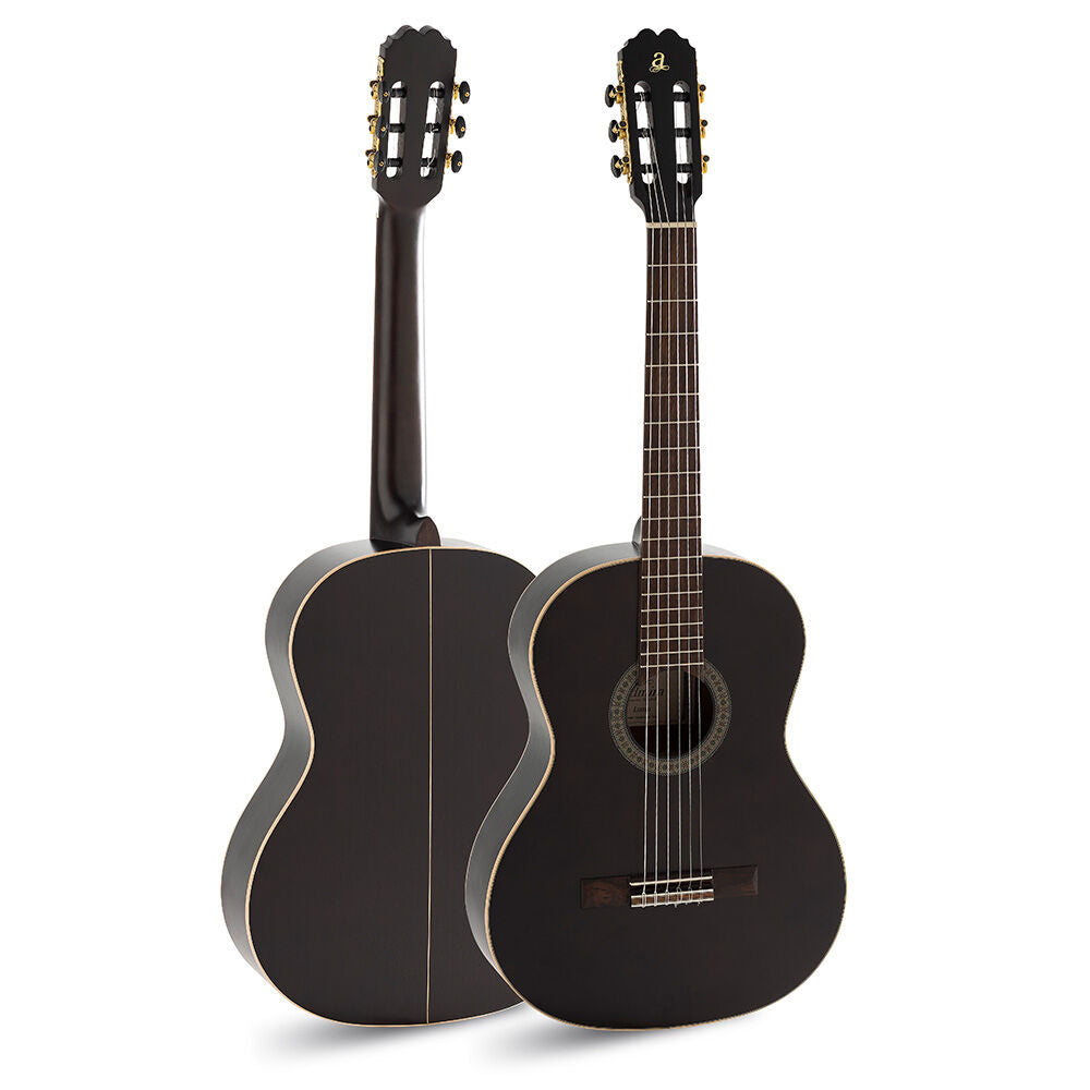 Admira Luna Classical Guitar - Black Finish, Cedar Top, Sapelli Back