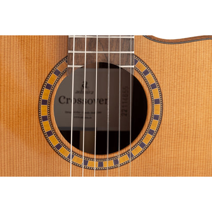 Admira Crossover Classical Guitar - 48mm Fingerboard, Solid Cedar Top, Fishman Presys Blend Preamp, Rosewood Sides and Back, Gloss Finish — view 3