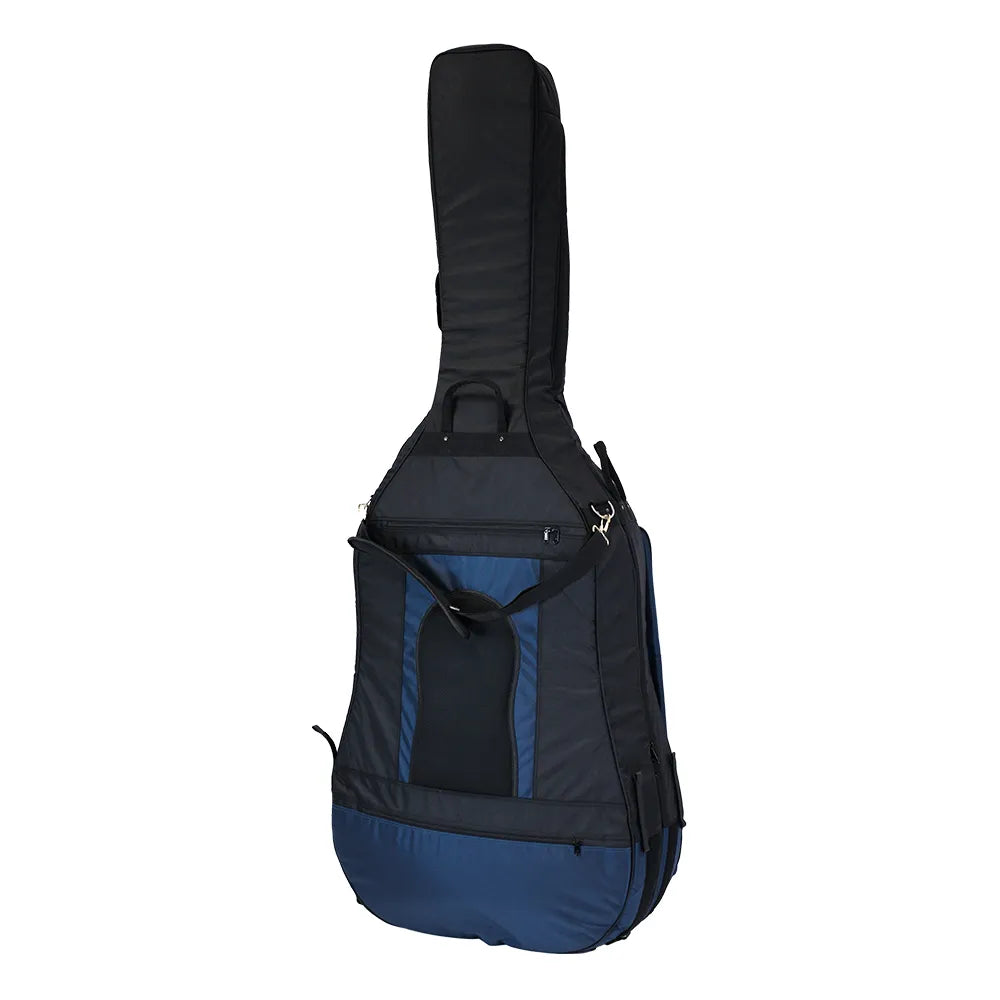 HQ Ultra-Pro Double Bass Bag with Wheel System 7/8 - Blue — view 3