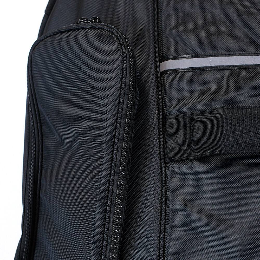 HQ Ultra-Pro Double Bass Bag with Wheel System 7/8 - Black — view 7