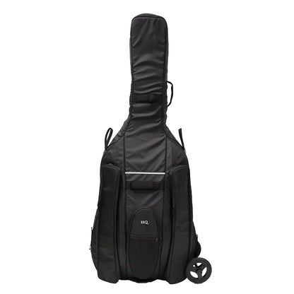 HQ Ultra-Pro Double Bass Bag with Wheel System 7/8 - Black — view 5