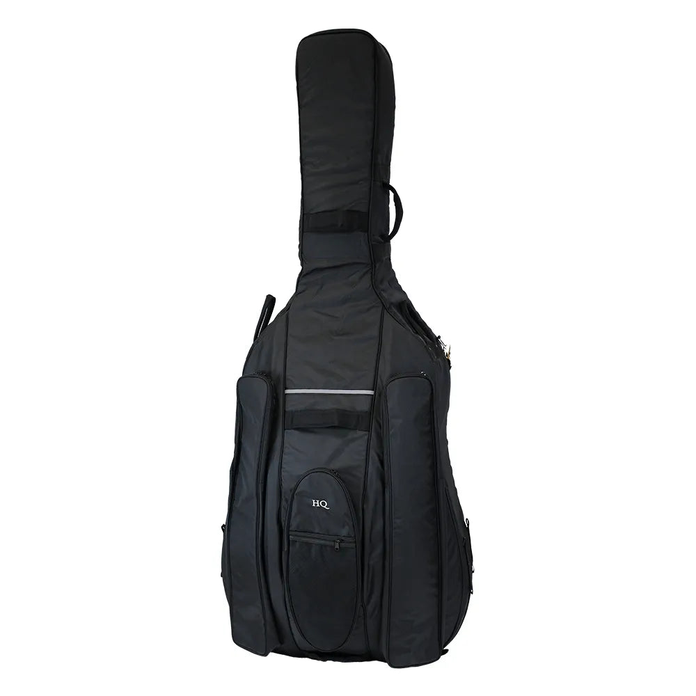 HQ Ultra-Pro Double Bass Bag with Wheel System 7/8 - Black — view 2