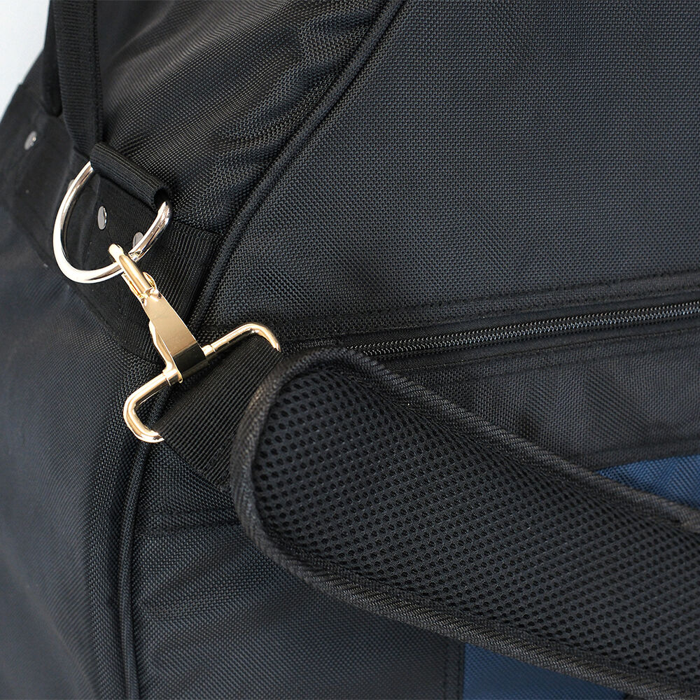 HQ Ultra-Pro Double Bass Bag with Wheel System 3/4 - Blue — view 6