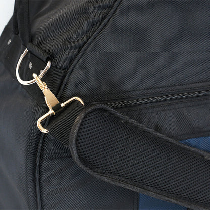 HQ Ultra-Pro Double Bass Bag with Wheel System 3/4 - Blue — view 6