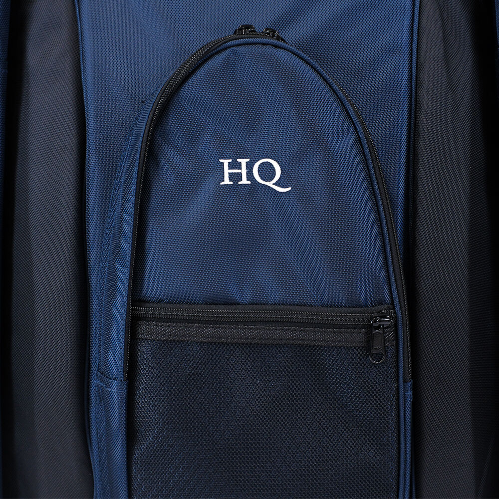 HQ Ultra-Pro Double Bass Bag with Wheel System 3/4 - Blue — view 7