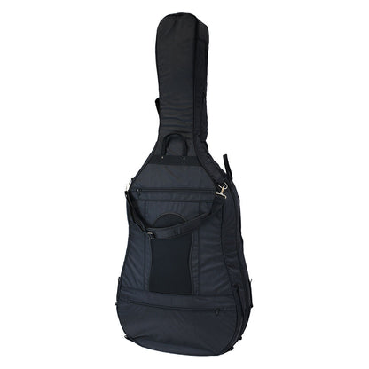 HQ Ultra-Pro Double Bass Bag with Wheel System 3/4 - Black — view 3