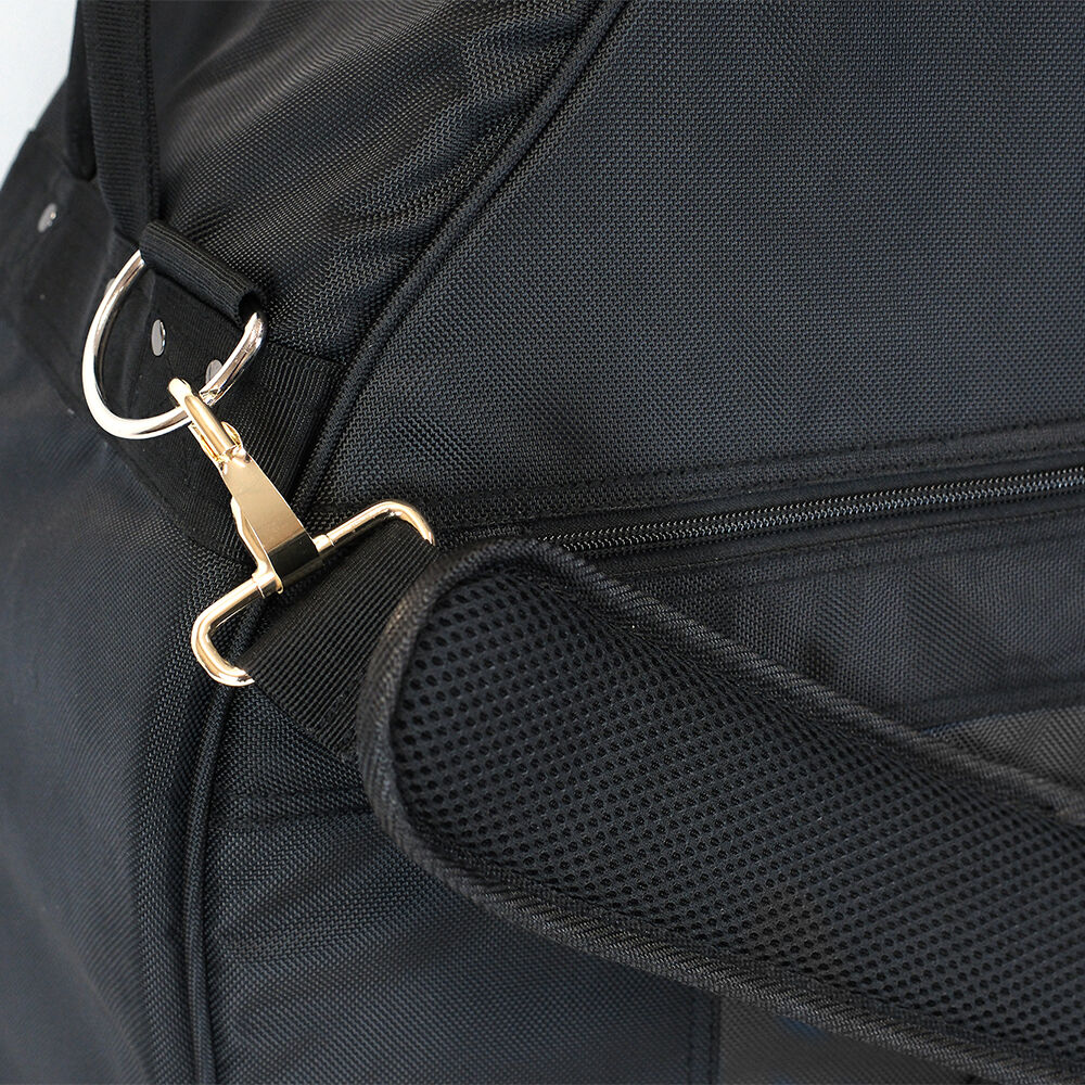HQ Ultra-Pro Double Bass Bag with Wheel System 3/4 - Black — view 6