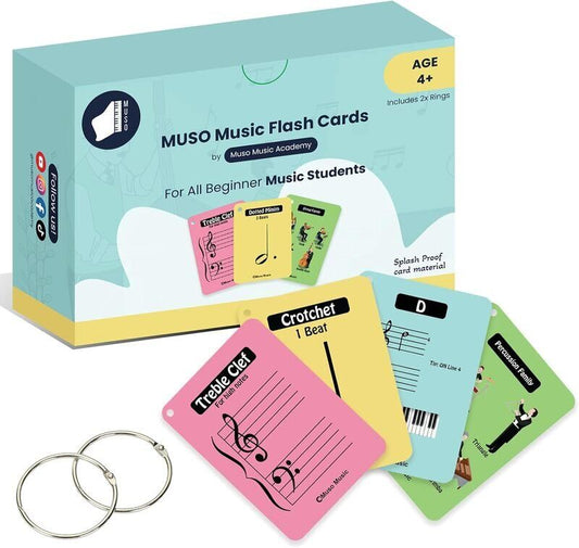 Muso Music Flash Cards for All Instruments