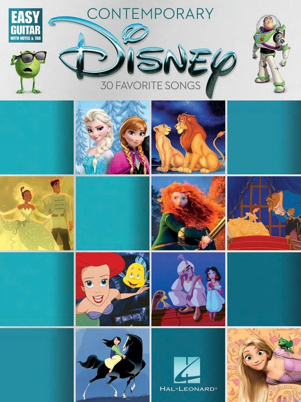 Contemporary Disney — Easy Guitar with Notes & TAB (Hal Leonard)