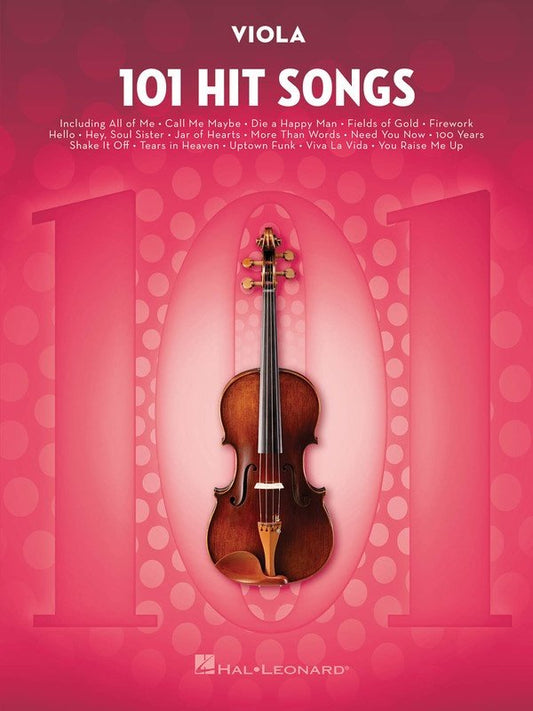 101 Hit Songs for Viola — 101 Instrumental Folios (Hal Leonard)