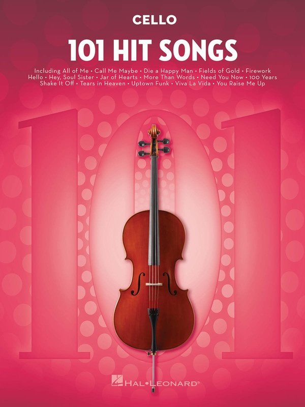 101 Hit Songs for Cello — 101 Instrumental Folios (Hal Leonard)