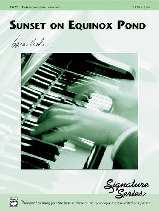 Sunset on Equinox Pond PS Signature Series Piano Sheet Music
