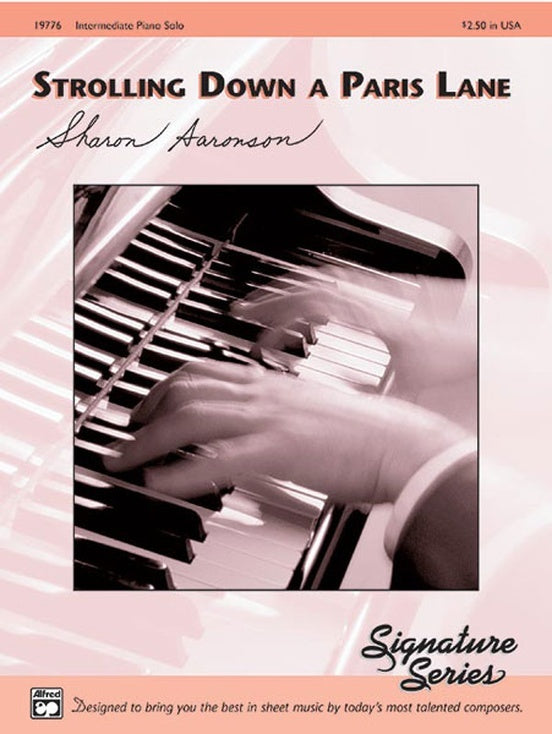 Strolling Down a Paris Lane Piano Solo Sheet Music