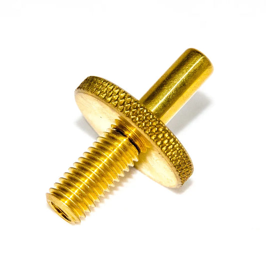 Brass Height Adjusting Wheels for Double Bass Bridge - Pair