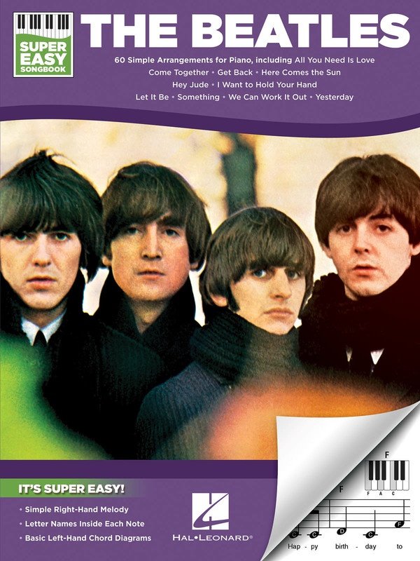 Beatles — Super Easy Songbook, E-Z Play (Hal Leonard)
