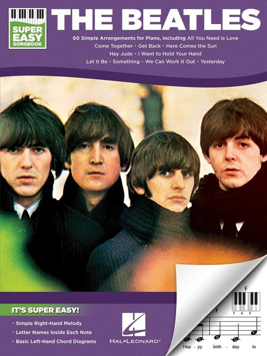 Beatles — Super Easy Songbook, E-Z Play (Hal Leonard)