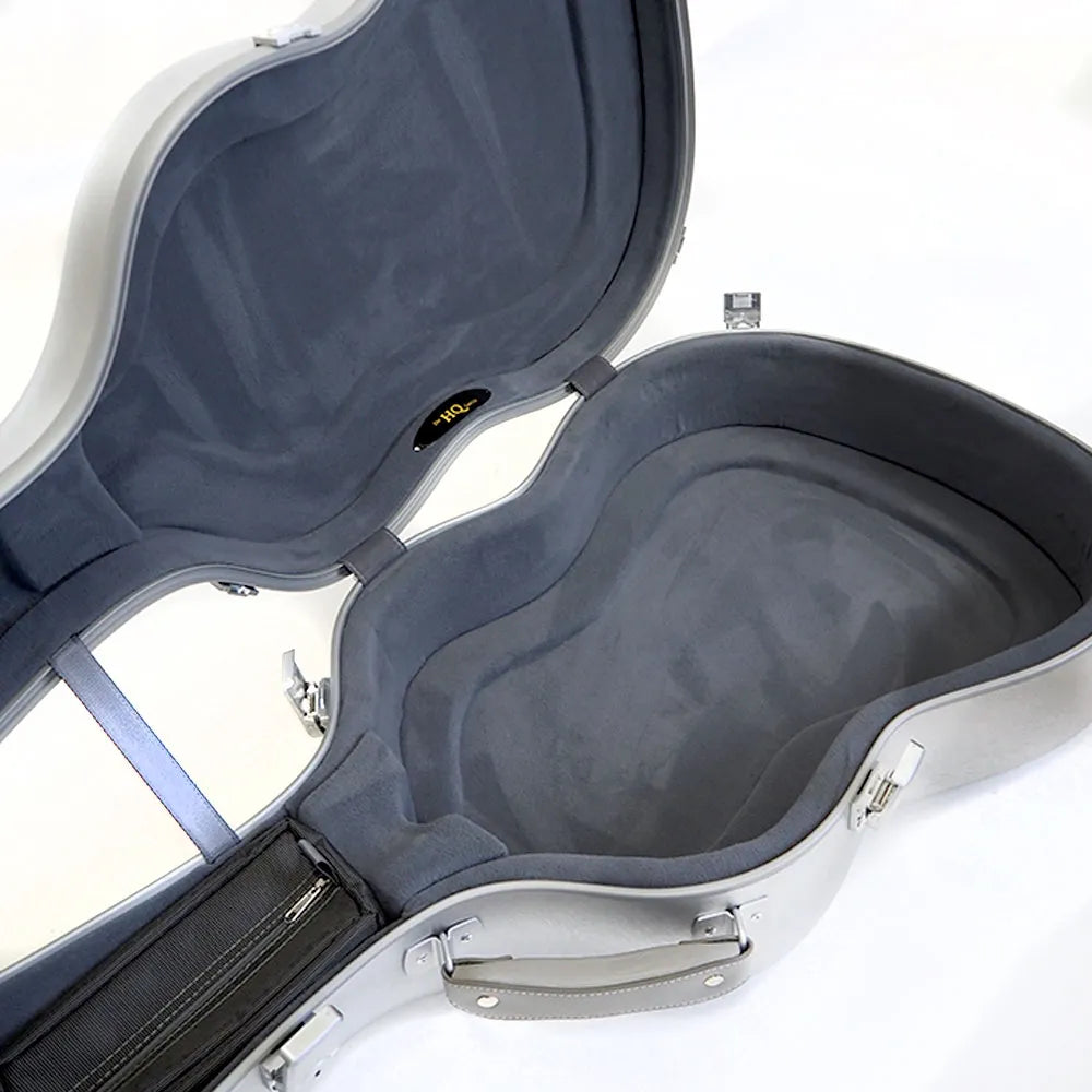HQ Classical Guitar Case - Polycarbonate Silver, 1070x450x185 mm, Weight: 3.3 kg — view 3