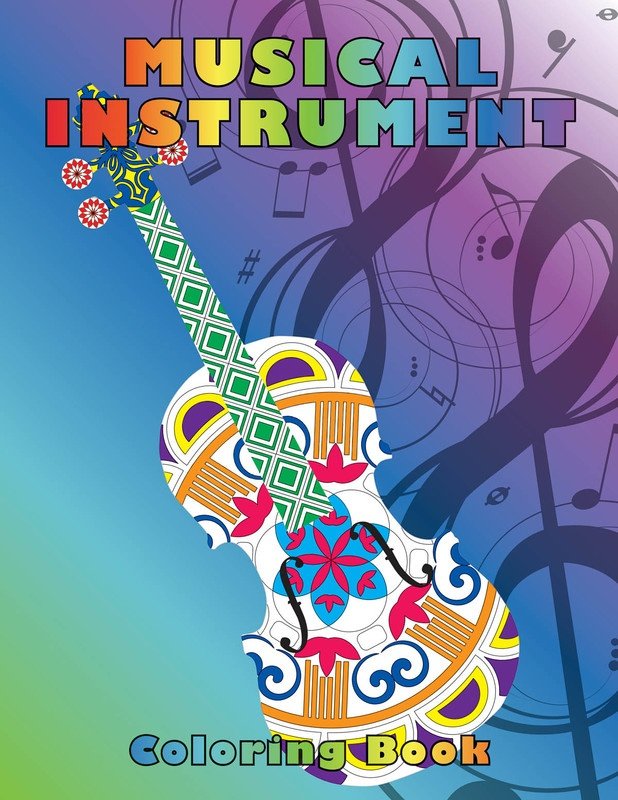 Musical Instrument Coloring Book (Hal Leonard)