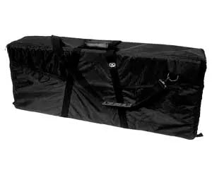 Deluxe Padded Keyboard Bag 980x400x130mm Weather-Resistant Black Nylon