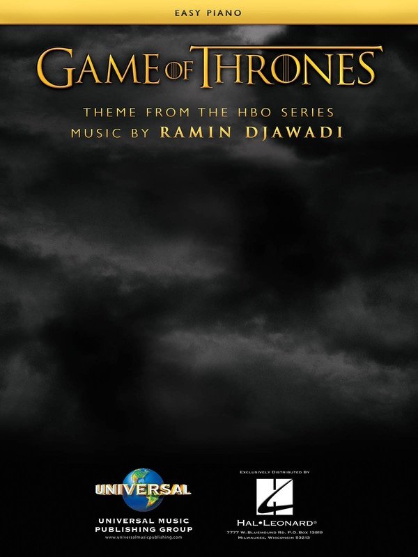 Game of Thrones Theme — Easy Piano Sheet Music (Hal Leonard)