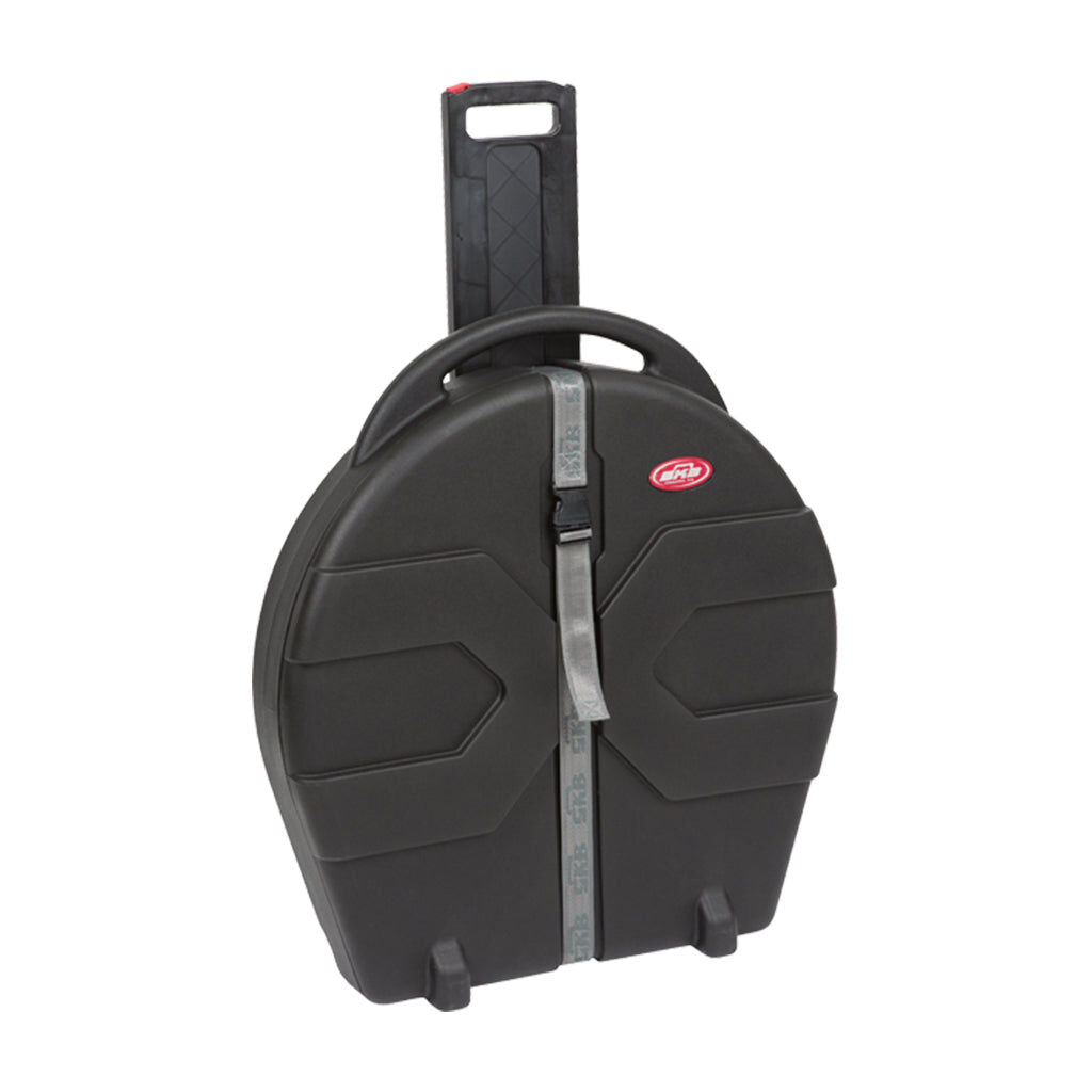 SKB 1SKB-CV24W 24 Inch Rolling Cymbal Vault with Padded Dividers and Storage Pocket