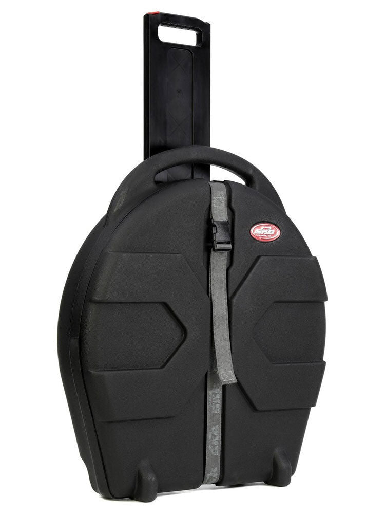 SKB 1SKB-CV24W 24 Inch Rolling Cymbal Vault with Padded Dividers and Storage Pocket — view 3
