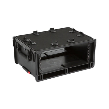 SKB 1SKB-iSF4U Laptop and 4U Rack Case with Wheels, Waterproof, Adjustable Work Surface, TSA Approved Locking Latches — view 4