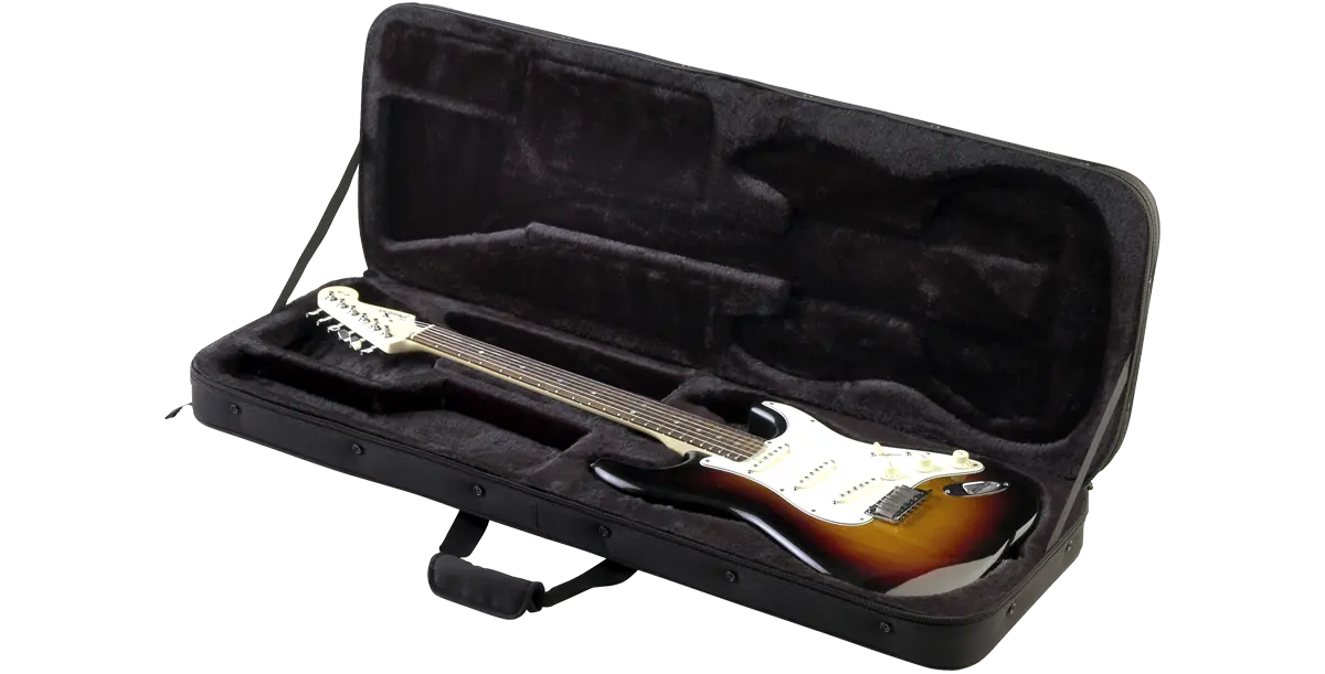 SKB Rectangular Electric Guitar Soft Case 1SKB-SC66 with Padded Backpack Straps and Accessory Pouch