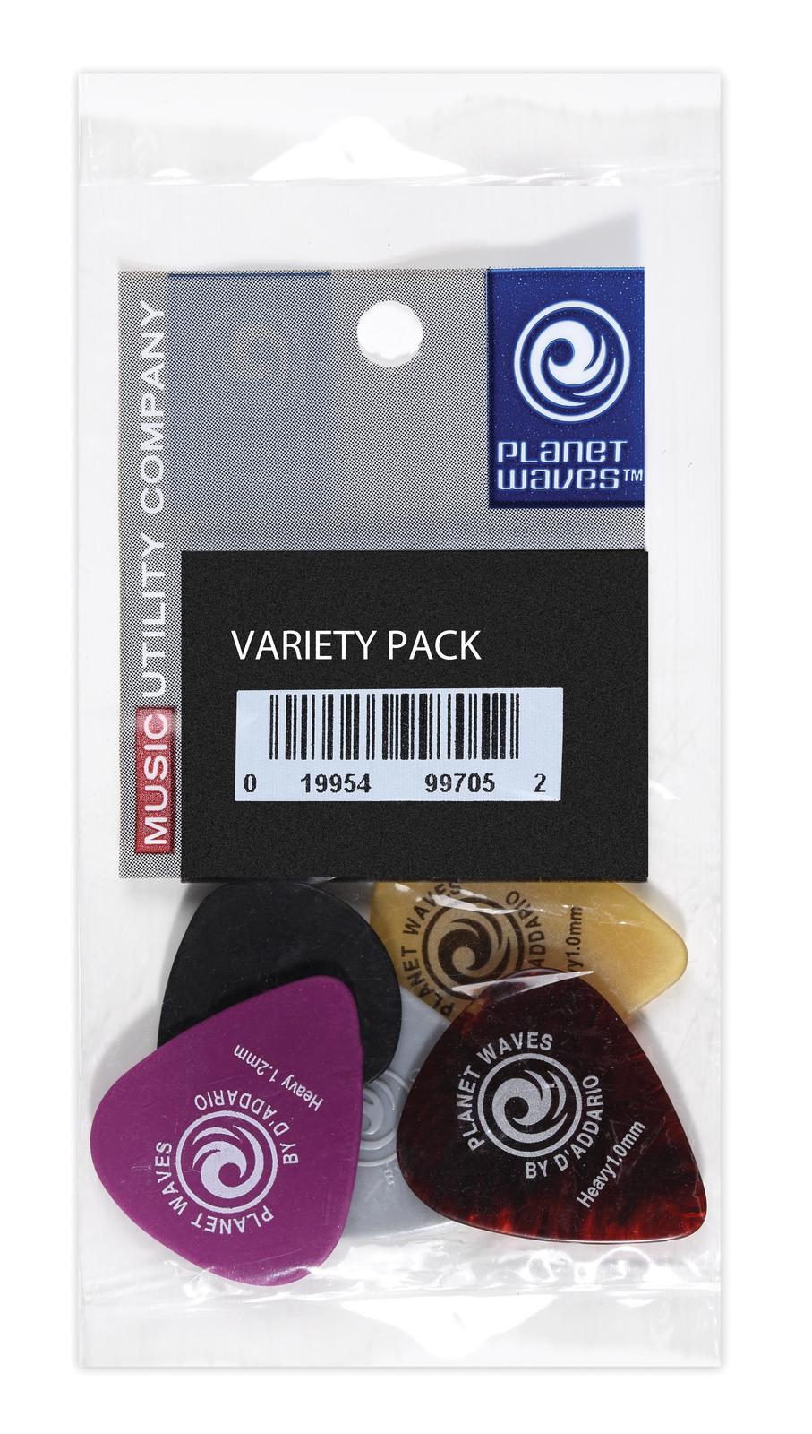 Planet Waves Assorted Guitar Picks, 5 pack, Heavy