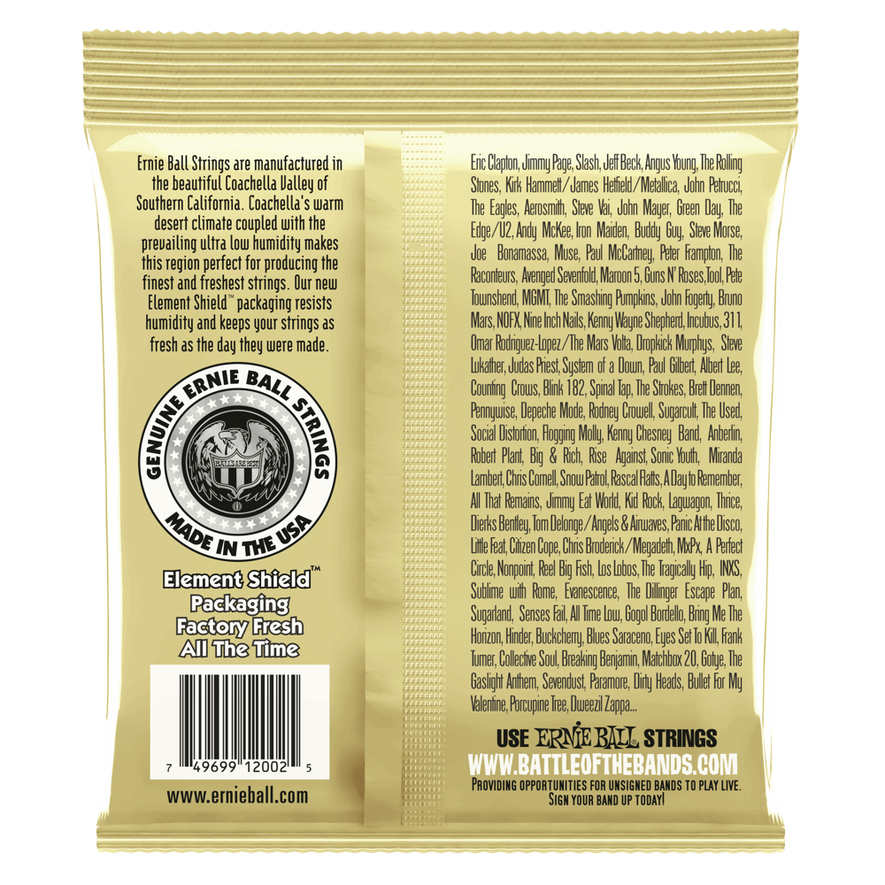 Ernie Ball Earthwood Medium 80-20 Bronze Acoustic Guitar String, 13-56 Gauge — view 2