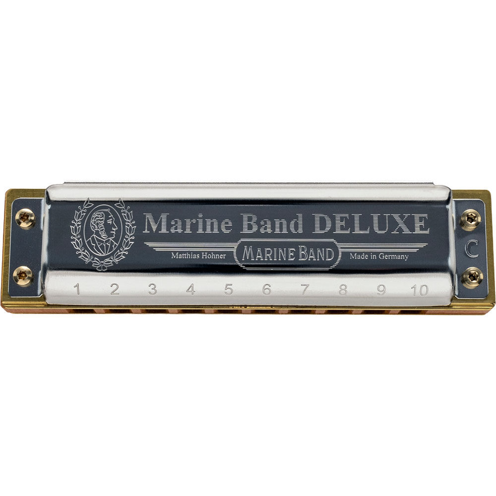 Hohner Marine Band Deluxe Harmonica - Key of F — view 5