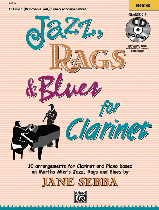 Jazz Rags & Blues For Clarinet Book/CD