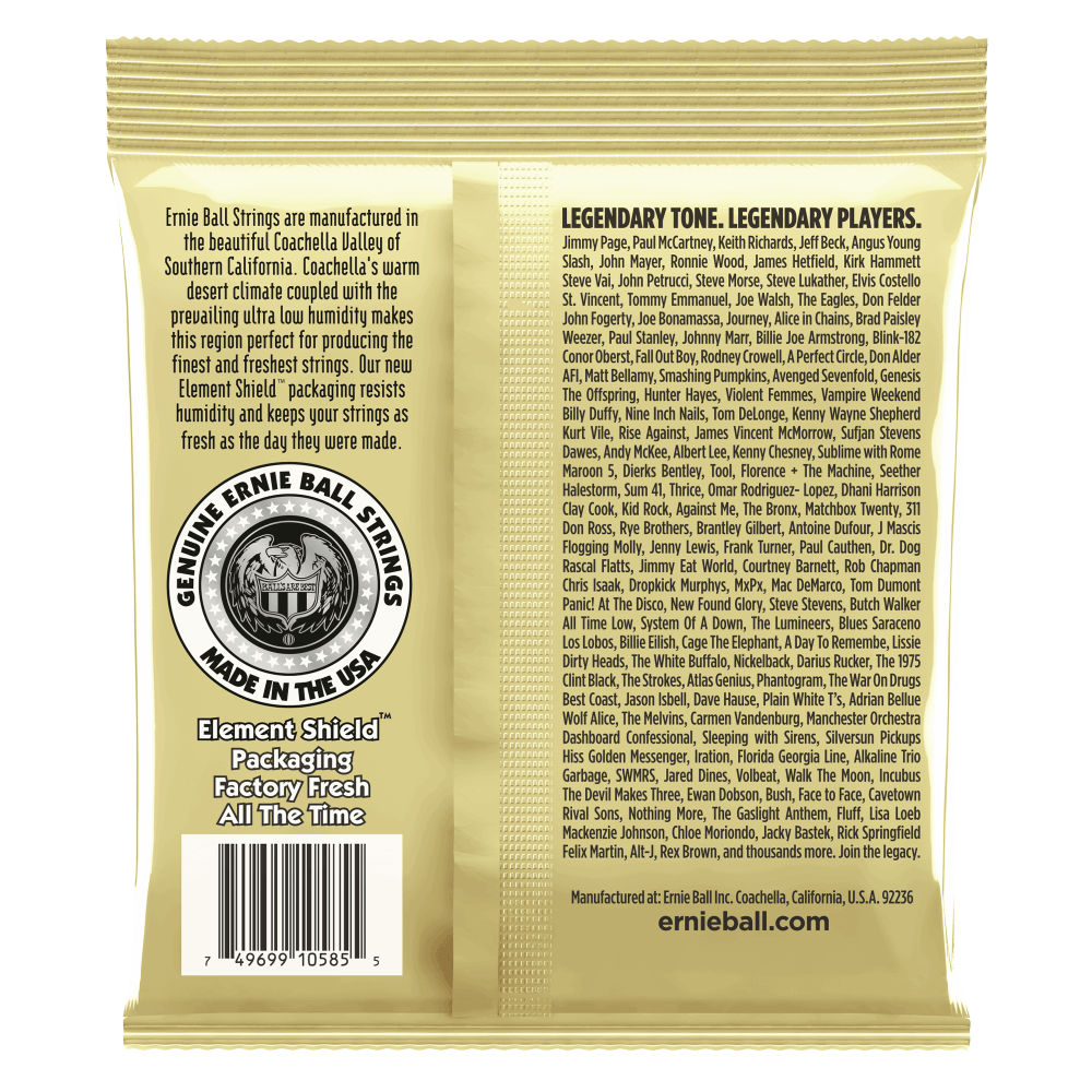 Ernie Ball Earthwood Custom Light 80/20 Bronze Acoustic Guitar Strings 11.5-54 — view 2