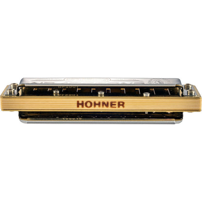 Hohner Marine Band Crossover Harmonica Key of D with Bamboo Comb and Zipper Case — view 4