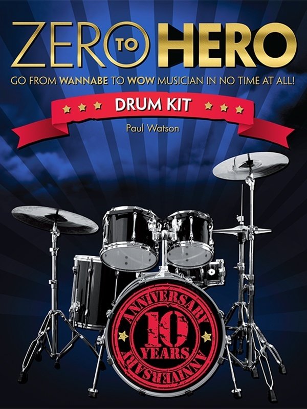 Zero to Hero Drum Kit — Revised Edition (Sasha Music Publishing)