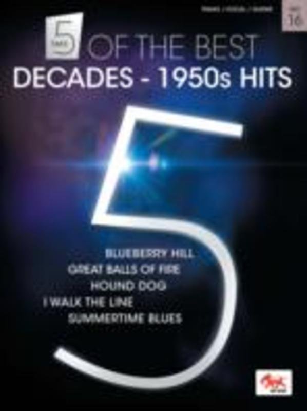 Take 5 of the Best, No. 16: Decades — 1950s Hits, Piano/Vocal/Guitar (Sasha Music Publishing)