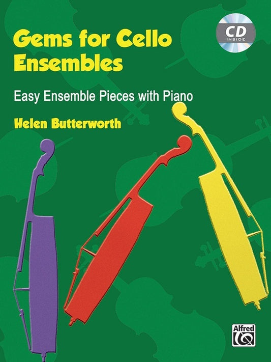 Gems For Cello Ensemble Book/CD