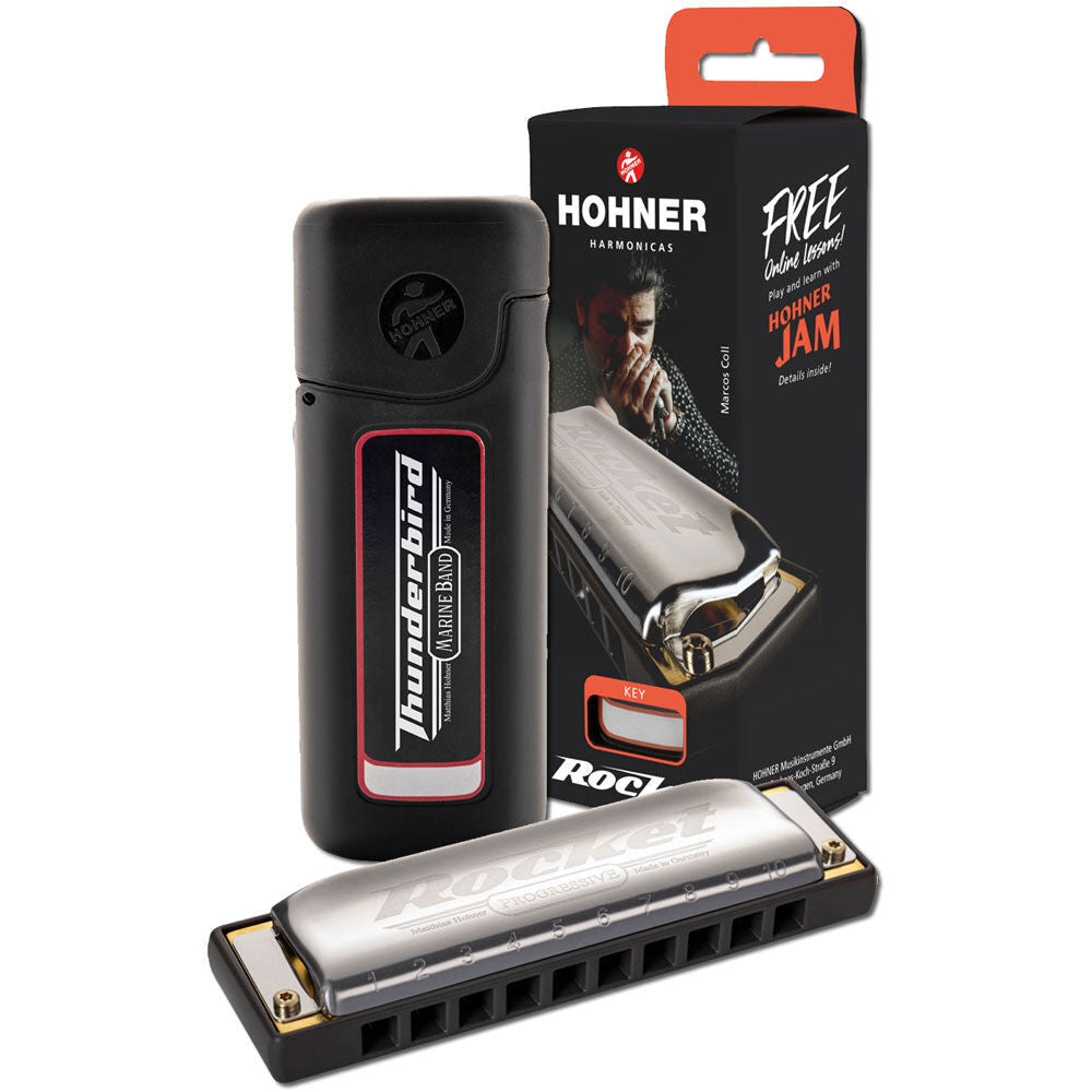 Hohner Rocket Harmonica in Key of C - Progressive Series