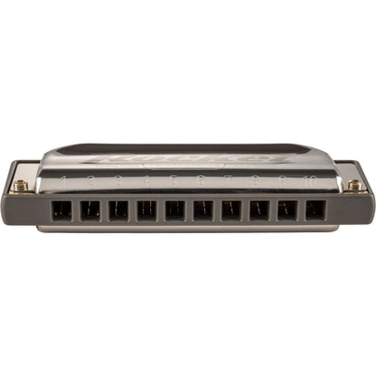 Hohner Rocket Harmonica in Db - Progressive Series, Ergonomic Design, Loud Projection, Includes Sturdy Zipper Case, 12 Keys Available — view 3