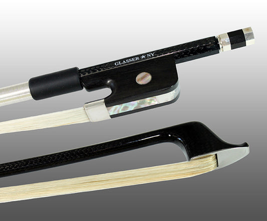 Double Bass Bow-Glasser Carb-Fibre French 3/4
