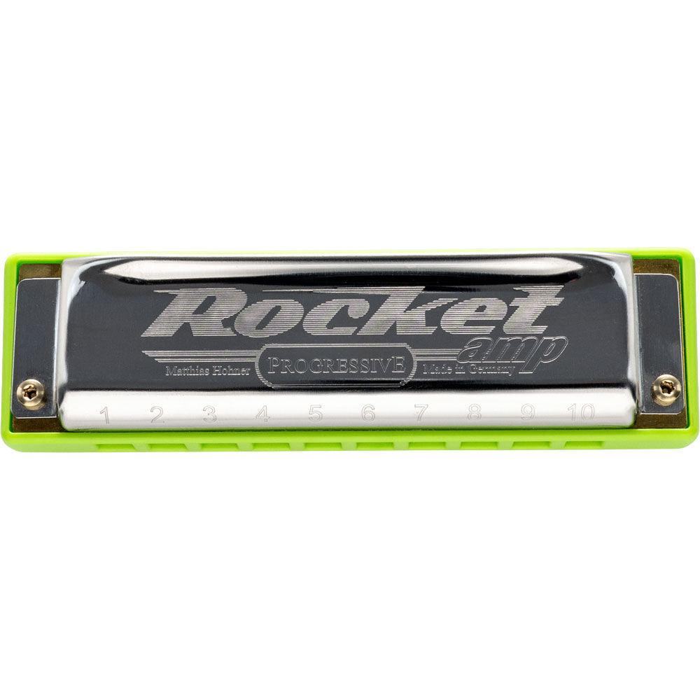 Hohner Rocket Amp Harmonica in Key of A - Progressive Series, Loud & Comfortable, Rounded Comb, Sturdy Zipper Case, Made in Germany — view 6
