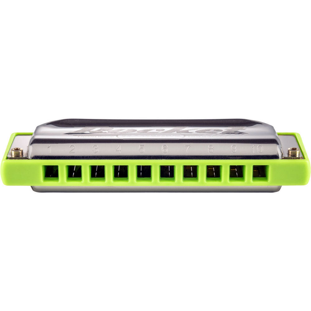 Hohner Rocket Amp Harmonica in Bb - Loud and Comfortable Design with Rounded Comb, Includes Sturdy Zipper Case, Progressive Series — view 4