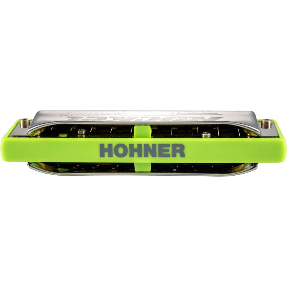 Hohner Rocket Amp Harmonica in Key of F - Progressive Series, Loudest Model, Rounded Comb, Sturdy Zipper Case, Made in Germany — view 5