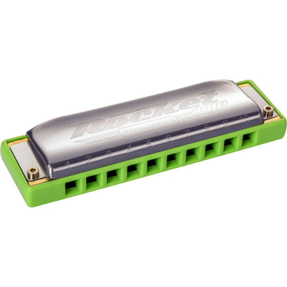 Hohner Rocket Amp Harmonica in Key of F - Progressive Series, Loudest Model, Rounded Comb, Sturdy Zipper Case, Made in Germany — view 2