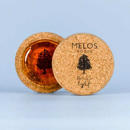 Melos Light Rosin for Double Bass - Handmade, Soft Grip, Medium/Low Wave Frequencies