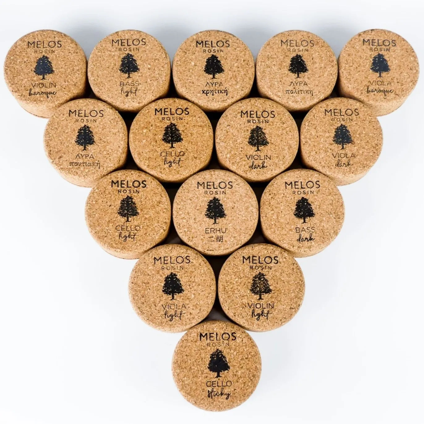 Melos Dark Rosin for Double Bass - Handmade, Strong Grip, Full Tone, Ideal for Various Bowing Techniques, Suitable for Low Temperatures — view 4