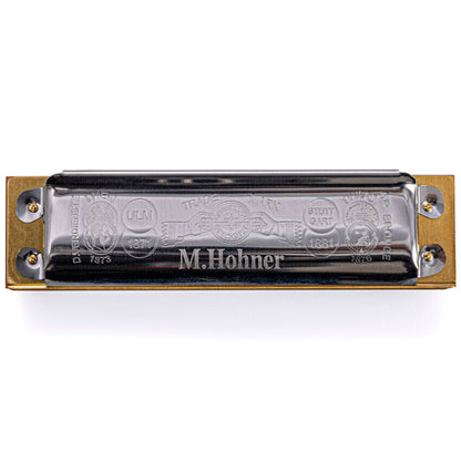 Hohner Marine Band 125th Anniversary Edition Harmonica Key of C, Diatonic, 10 Holes, Pearwood Comb, Vintage Box — view 3